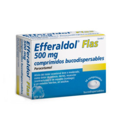 Efferaldol flas 500 mg comprimidos bucodispersables